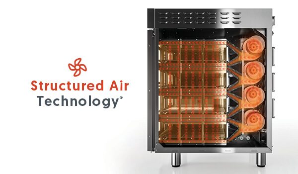 Structured air technology rendered graphic