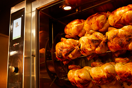 Self-Cleaning Rotisserie Ovens