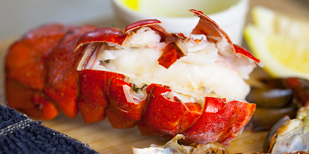 Olive Oil Poached Lobster Tails Recipe