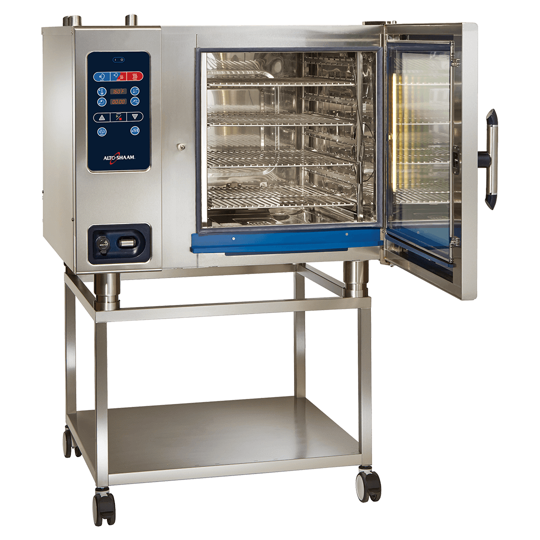 CTC7-20 Combitherm Combi Oven on stand with door open