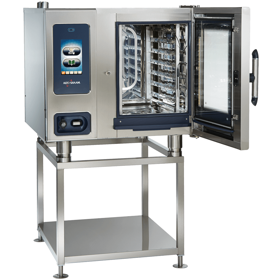 CTP6-10 Combitherm Combi Oven on stand with door open