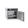 300-S Halo Heat Low Temp Holding Cabinet with door open holding food