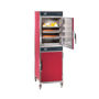 1000-SK/I Cook & Hold Smoker Oven Top Door Open Smoking Salmon